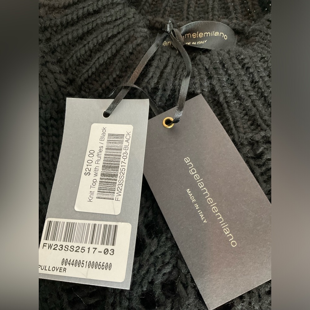 ANGELA MELE MILANO CABLE KNIT SWEATER - Picture 7 of 8